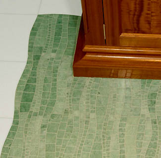 Green Wave Mosaic Detail