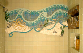 Fun Shower Mosaic